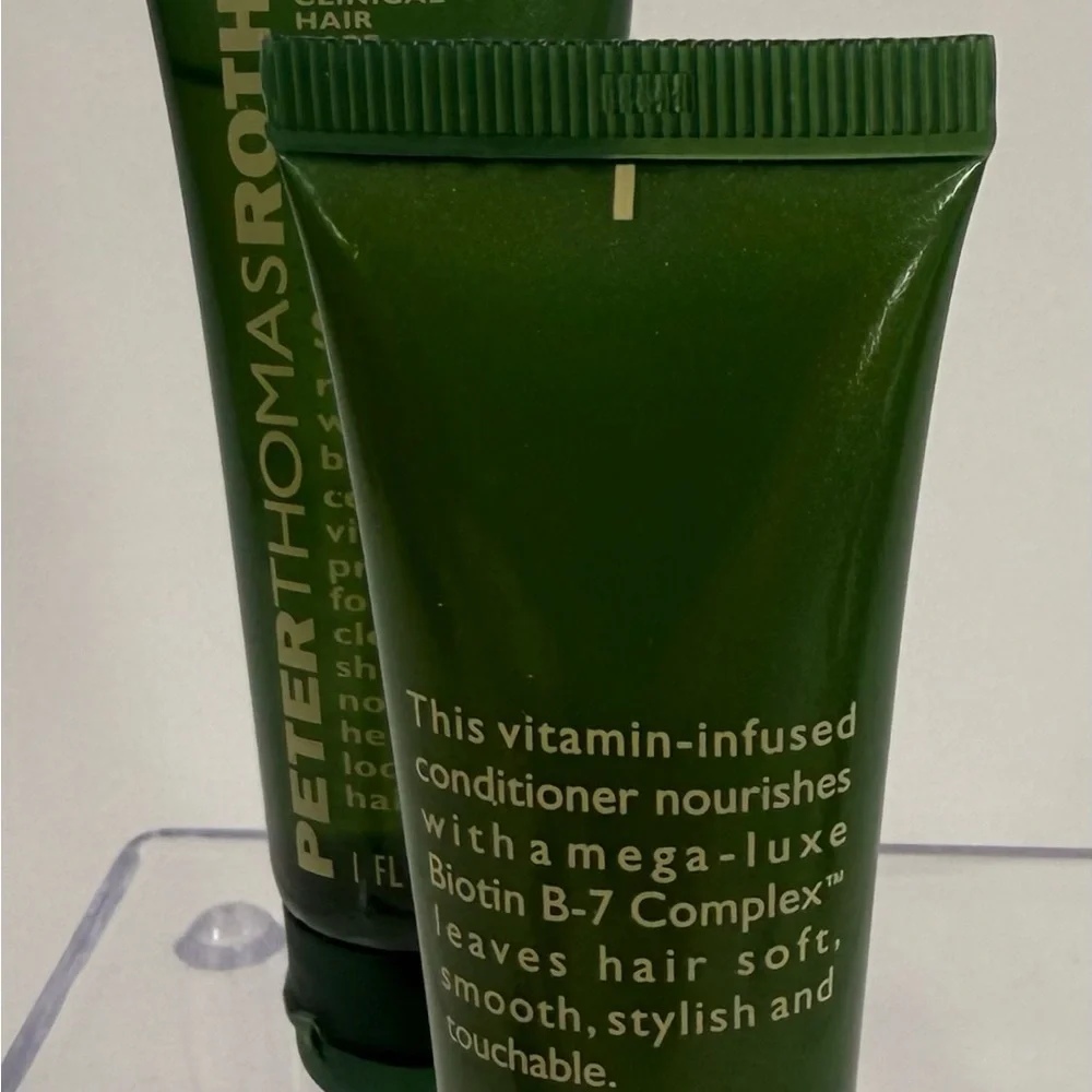 Peter‎ Thomas Roth Mega Rich Shampoo 1oz & Conditioner .75 Oz Travel Size New